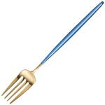 18-8リンクス ブルーゴールド テーブルフォーク イシガキ産業