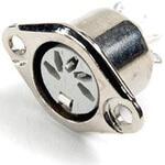 630-0600 Deltron DINソケット 6極 メス パネルマウント DELTRON