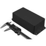 1591XXGSFLBK Hammond, ABS樹脂, 高さ:35.3 mm, 奥行き:122.5 mm 1591XXGSFLBK HAMMOND
