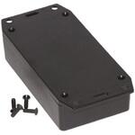 1591XXBFLBK Hammond, 難燃性ABS, 高さ:28 mm, 奥行き:112 mm 1591XXBFLBK HAMMOND