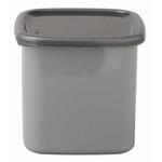 +Gray スクウェア シール蓋付 野田琺瑯