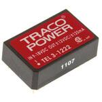 TEL 3-1222 TRACOPOWER DC-DCコンバータ Vout:±12V dc 9 → 18 V dc, 3W, TEL 3-1222 TRACO POWER