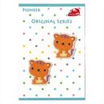 ORG350-23132 ワッペン ねこ パイオニア