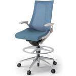 アクトチェア ハイポジションタイプ 固定肘 ランバーサポートなし アルミミラー脚 メッシュJE<配送時組立サービス付> イトーキ