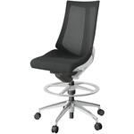 アクトチェア ハイポジションタイプ 肘なし ランバーサポートなし アルミミラー脚 メッシュJE<配送時組立サービス付> イトーキ