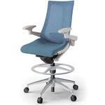 アクトチェア ハイポジションタイプ 可動肘 ランバーサポート付 アルミミラー脚 メッシュJE<配送時組立サービス付> イトーキ