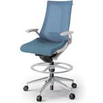 アクトチェア ハイポジションタイプ 固定肘 ハンガー ランバーサポート付 アルミミラー脚 メッシュJE<配送時組立サービス付> イトーキ