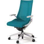 アクトチェア 固定肘 ランバーサポート付 アルミミラー脚 メッシュJV ナイロンキャスター<配送時組立サービス付> イトーキ