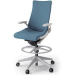 アクトチェア ハイポジションタイプ 固定肘 ハンガー ランバーサポート付 樹脂脚 クロスSA<配送時組立サービス付> イトーキ