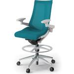 アクトチェア ハイポジションタイプ 可動肘 ハンガー ランバーサポートなし アルミミラー脚 メッシュJV<配送時組立サービス付> イトーキ