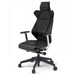 フリップフラップチェア エクストラハイバック 固定肘 ランバーサポートなし ビニールレザーDG 樹脂脚 ナイロンキャスター<配送時組立サービス付> イトーキ