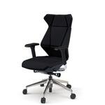 フリップフラップチェア 可動肘 ランバーサポートなし ビニールレザーDE アルミミラー脚 ナイロンキャスター<配送時組立サービス付> イトーキ