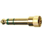 FAD811SS オーディオプラグ 金メッキ(ステレオミニジャック⇔ステレオ標準プラグ)FAD-811SS   FAD-811SS フジパーツ