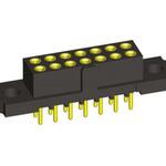 M80-4101042 HARWIN 基板接続用ソケット 10 極 2mm 2 列 スルーホール実装 HARWIN