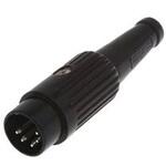 592-0511 Deltron DINプラグ 5極 オス ケーブルマウント DELTRON