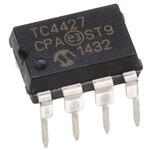 TC4427CPA Microchip MOSFETゲートドライバ 1.5 A PDIP 2 8-Pin ローサイド 非反転 スルーホール MICROCHIP