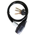 MP-LK01 カラーワイヤーロック 60cm ブラック 池商