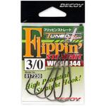 #1/0 NSブラック Worm144 フリッピンストレート カツイチ