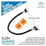 M5STACK-A088 24AWG 4芯シールドツイストペアケーブル 20cm M5Stack