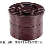 44022210 ヘゲ目丸重 溜内朱 蓋 福井クラフト