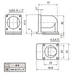 NJW28L NJW・ENJW・ENRW・NAW・NRW・NEW兼用L座 Φ28 七星科学研究所