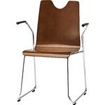 TOKIO リフレッシュチェア ループ脚肘付 TOKIO(藤沢工業)