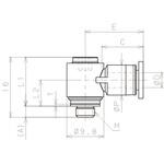 ミニタイプ 六角穴付ユニバーサルエルボ PISCO(ピスコ)