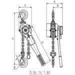 レバーホイスト 荷重リミッター付