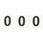 ステッカー 数字 透明