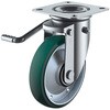 PMS-130UWBLB(R) プレス製ウレタンキャスター PMシリーズ 自在ダブルストッパー付 ユーエイキャスター 05755640 PMS-130UWBLB(R) プレス製ウレタンキャスター PMシリーズ 自在ダブルストッパー付 ユーエイキャスター 05755640