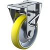 UWEKB-100(R) KB型 固定車(導電ウレタン車輪)ストッパー付 ユーエイキャスター 05756200 UWEKB-100(R) KB型 固定車(導電ウレタン車輪)ストッパー付 ユーエイキャスター 05756200