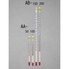 0-100℃/150mm 棒状温度計 エスコ
