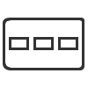 3連3コ用(1コ+1コ+1コ用)