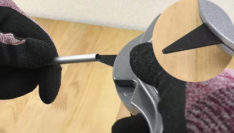 バリ取りの使用例