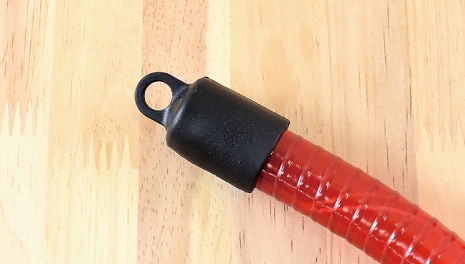 チューブの先のフック穴
