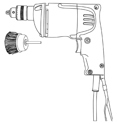 軸付カップブラシ(電動工具用)1