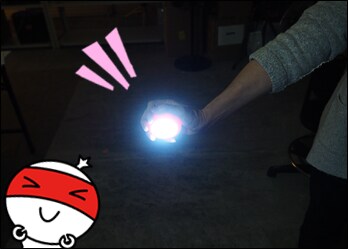 暗がりを明るく照らす、強力LEDライト