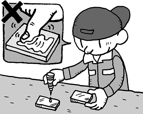瞬間接着剤の注意点