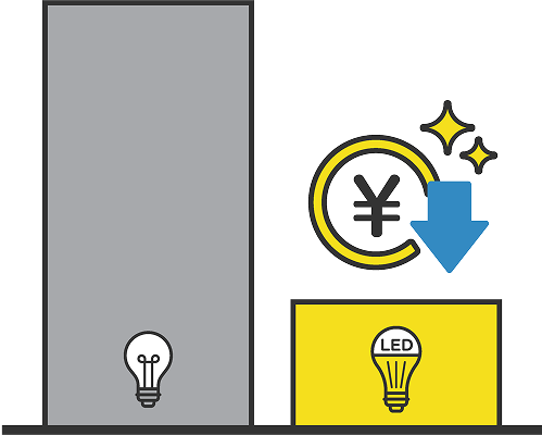 LEDは電気代をコストダウンできる