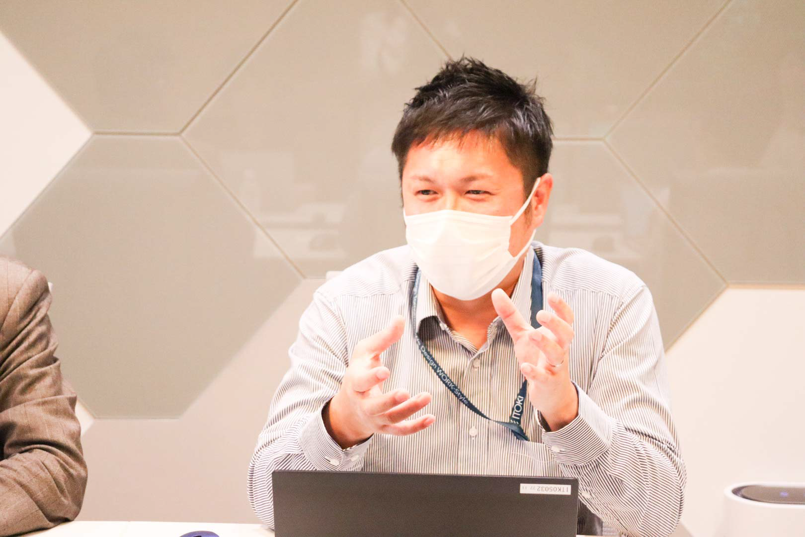 角野様と対談の様子