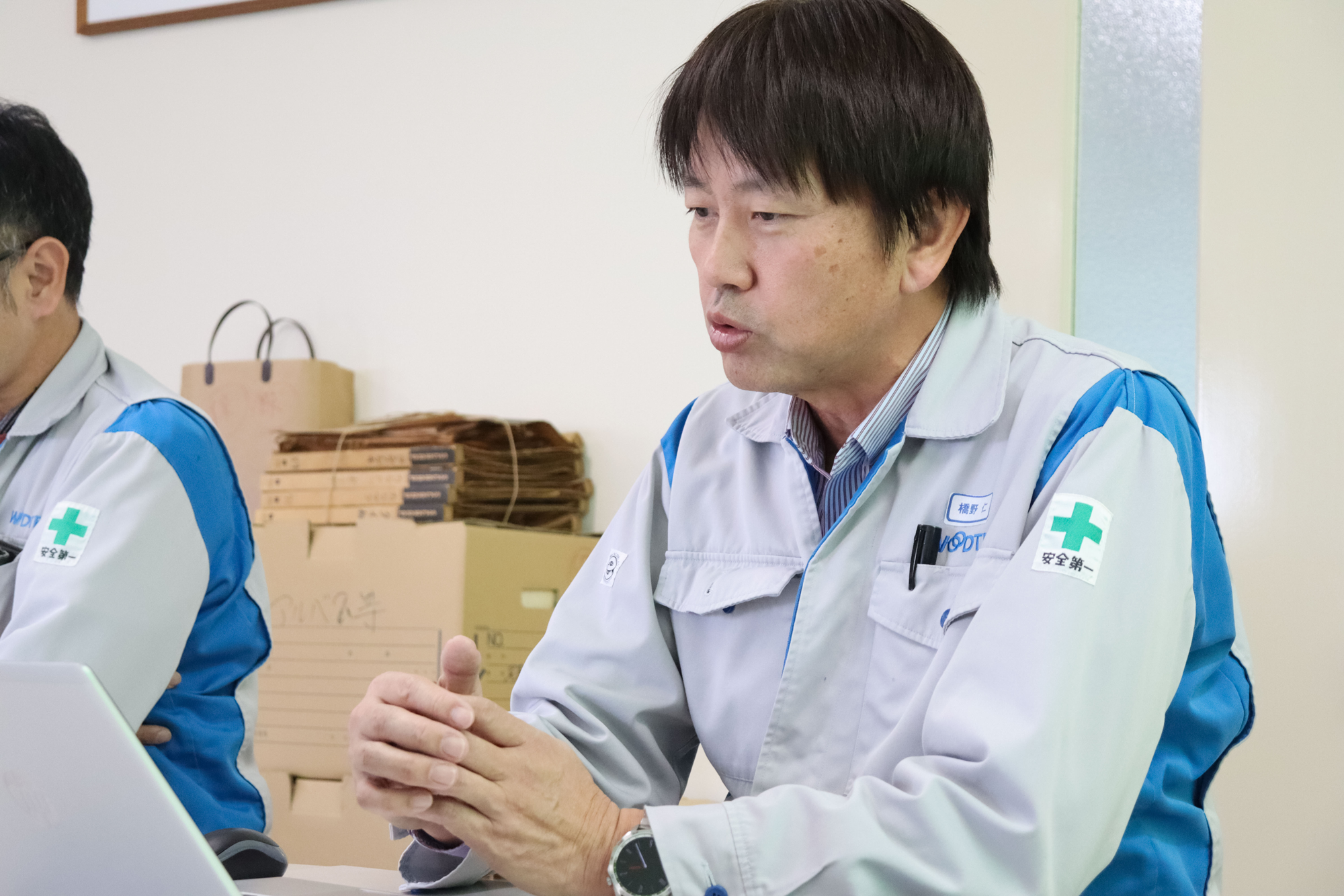 朝日銘木株式会社 朝日銘木製造部 統括部長 兼 突板工場長 橋野 仁様