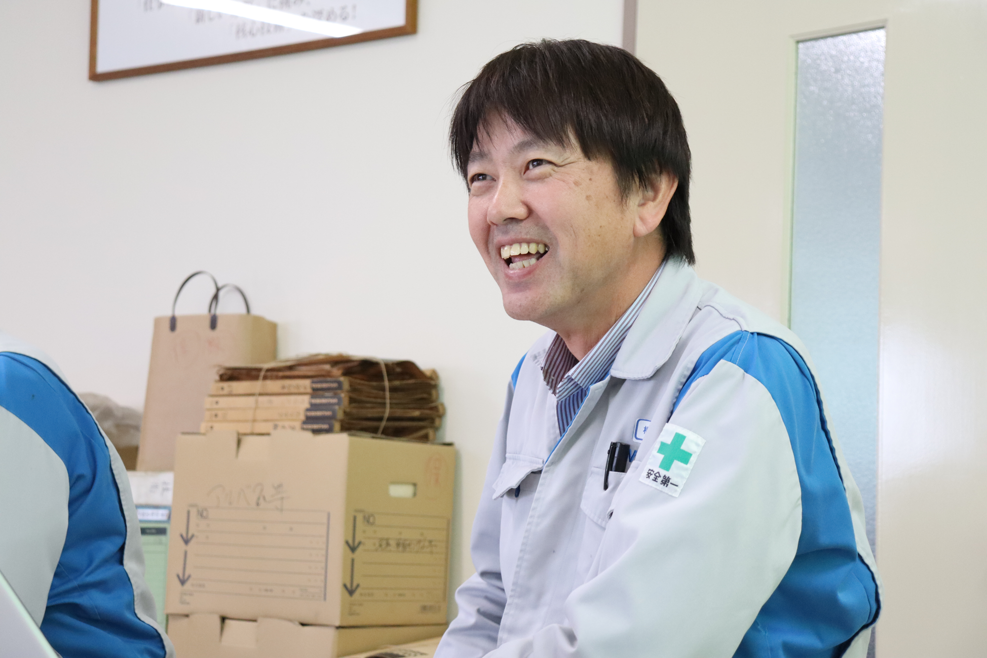 三上彰憲様が笑っている様子