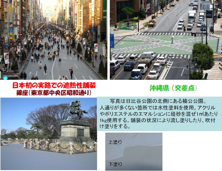 図-8 遮熱性舗装の仕上がり状態 4)