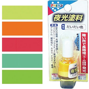 若草色 1個 4ml 夜光塗料容器入り 1個 4ml アサヒペン 通販モノタロウ
