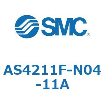 標準タイプスピードコントローラ大容量インラインタイプ (AS42～) SMC