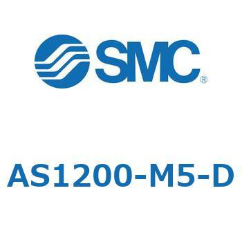 標準タイプスピードコントローラ金属エルボタイプ (AS12～) SMC