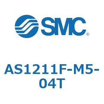 標準タイプスピードコントローラ金属エルボタイプ (AS12～) SMC