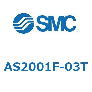 標準タイプスピードコントローラインラインタイプ  AS(AS20～) SMC