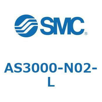 標準タイプスピードコントローラインラインタイプ  AS(AS300～) SMC
