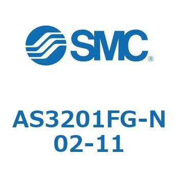 標準タイプスピードコントローラ金属エルボタイプ (AS320～) SMC